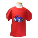 Tractor T - Royal on Red - 8yr