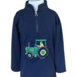 Green Tractor Driver Sweatshirt - Navy - 2-3yr