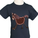 Crazy Horse T-Shirt - Dark Navy - 8yr