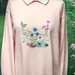 Coastal Flora on Soft Pink - small