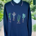 Herb Garden on Navy - small